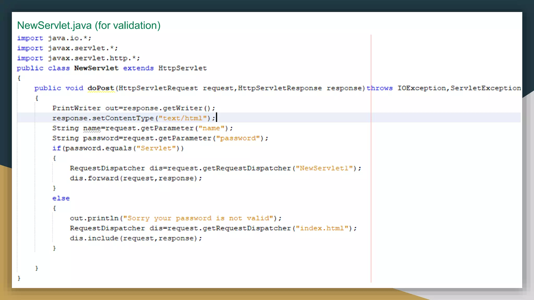 Servlet session 7 ppt