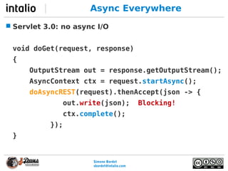 Servlet 3.1 Async I/O