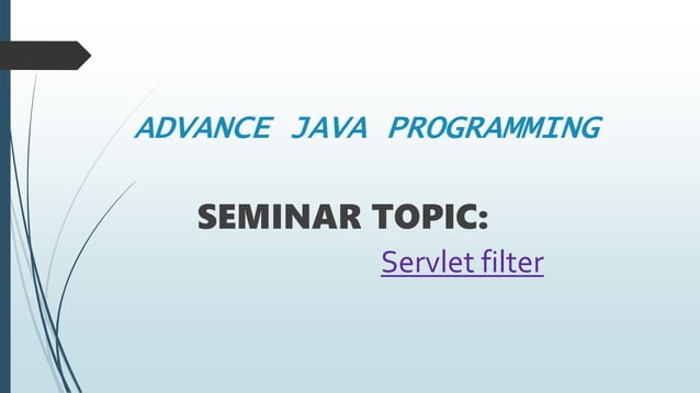 Advanced java programming | PPT