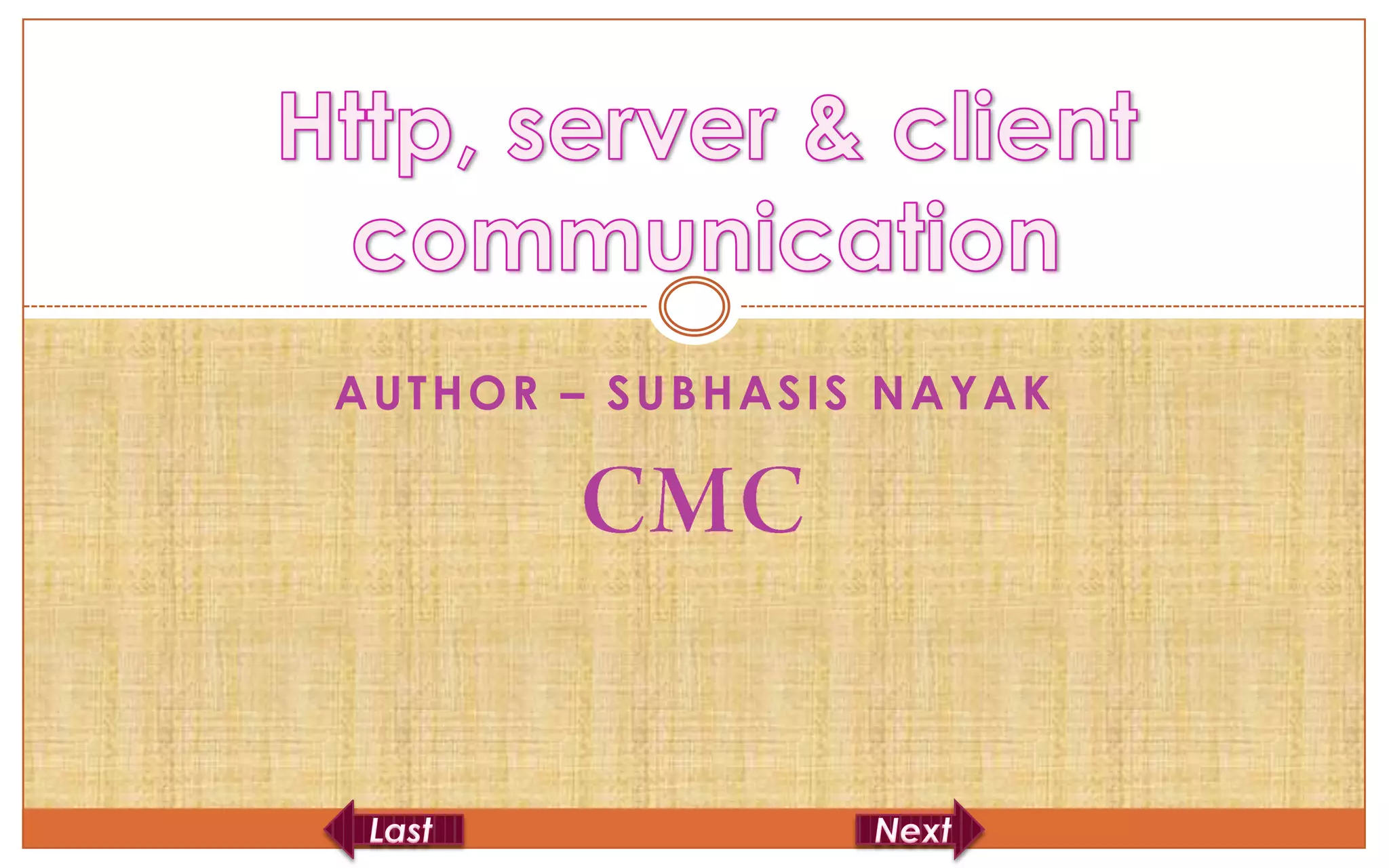 AUTHOR – SUBHASIS NAYAK
 