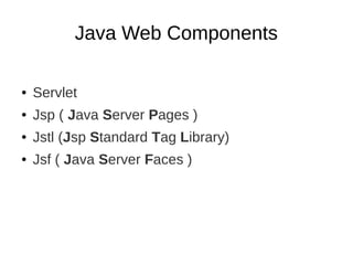 servlets and jsp | ODP