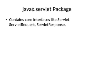 Comprehensive Introduction to Java Servlets and Their Lifecycle | PPTX