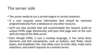servlets in enterprise programming advanced java | PPTX
