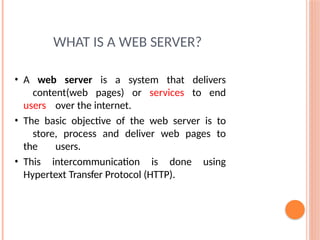 SERVLETS (2).pptxintroduction to servlet with all servlets | PPTX