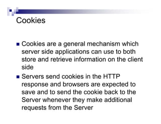 Servlet sessions | PDF | Web Development | Internet