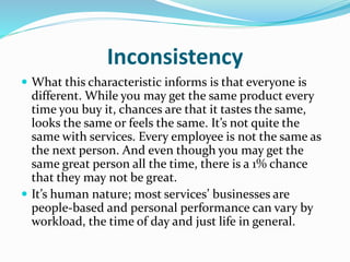 Service marketing1 | PPTX