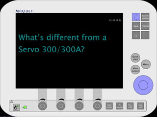 What’s different from a Servo 300/300A? 