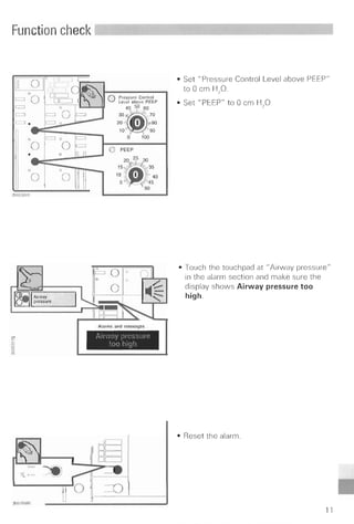 Servo 300 function check (each use)