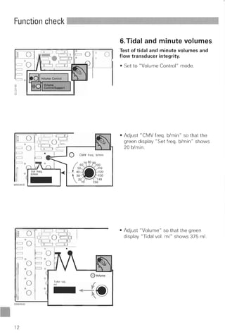 Servo 300 function check (each use)