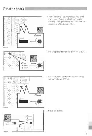 Servo 300 function check (each use)
