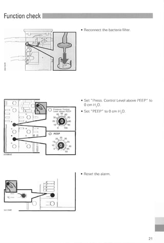 Servo 300 function check (each use)