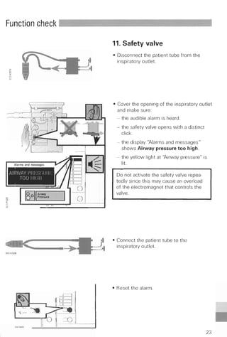 Servo 300 function check (each use)