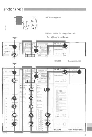 Servo 300 function check (each use)