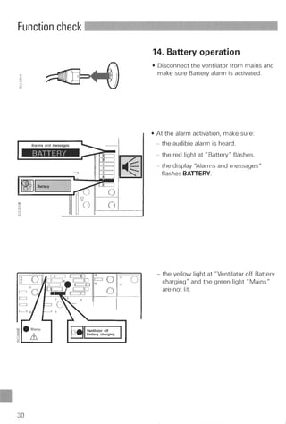 Servo 300 function check (each use)