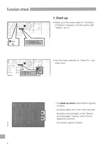 Servo 300 function check (each use)