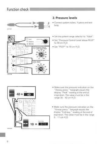 Servo 300 function check (each use)