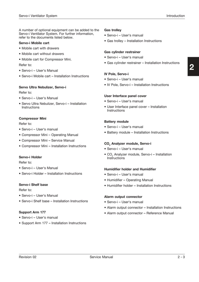 Servo i service manual