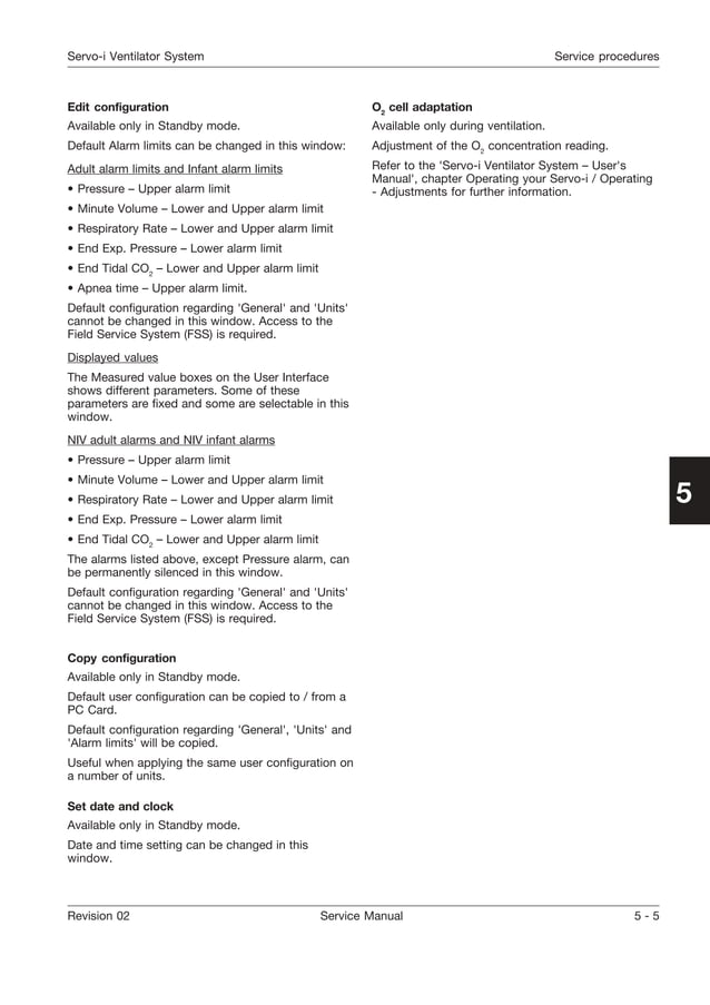 Servo i service manual