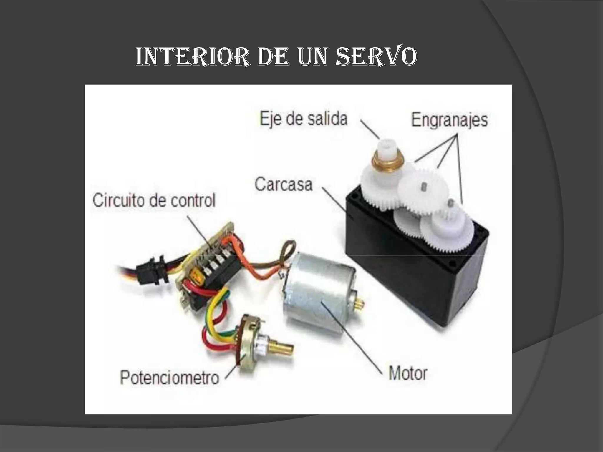 Interior de un servo