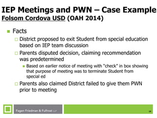 SES Fall 2015: Exiting Students from Special Education | PPT