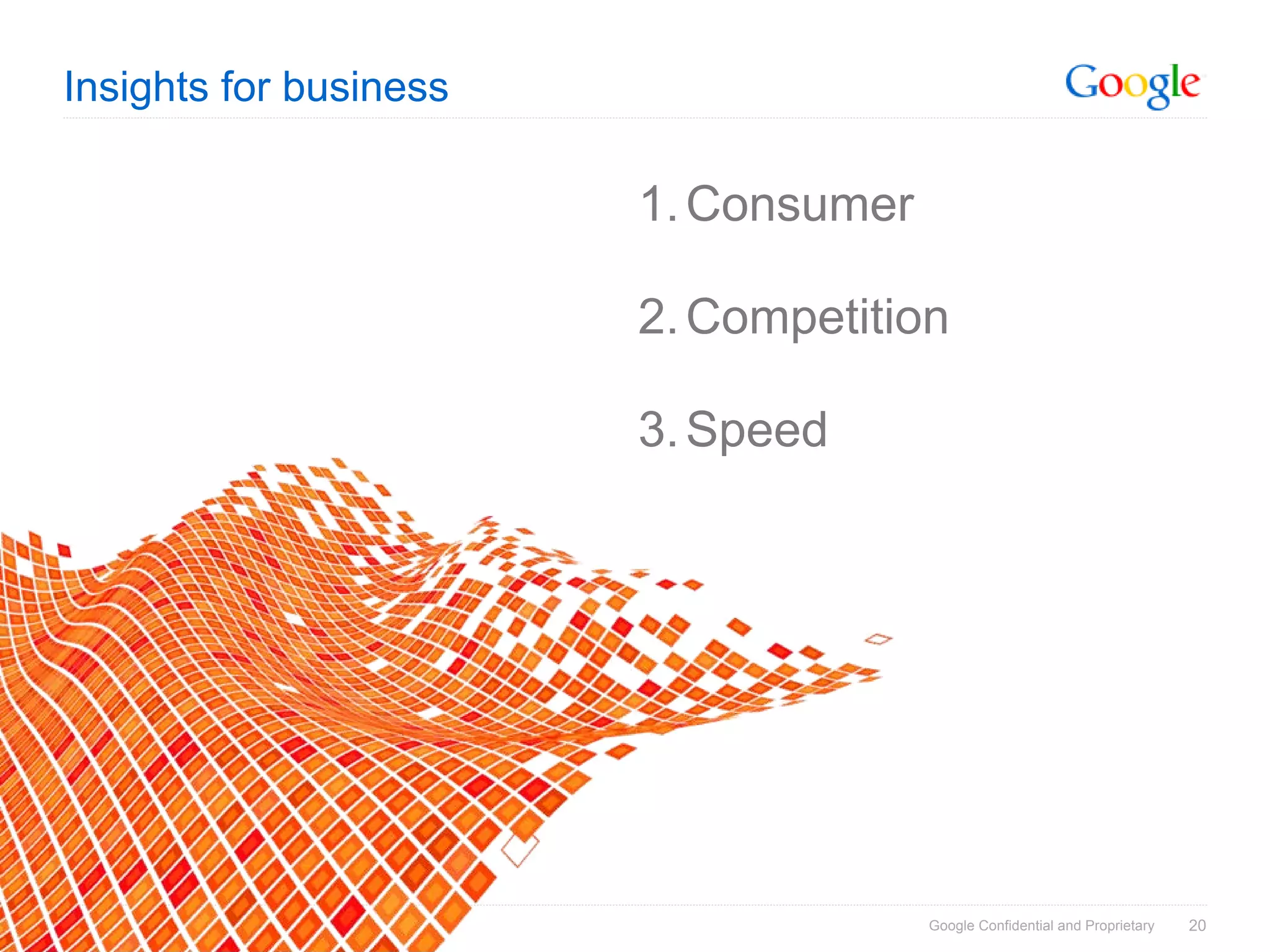 SES Amsterdam 17 maart 2009: Google