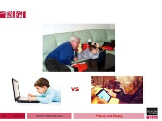 vs


16   11/27/2012   INSTITUT MINES-TÉLÉCOM        Privicy and Piracy
 