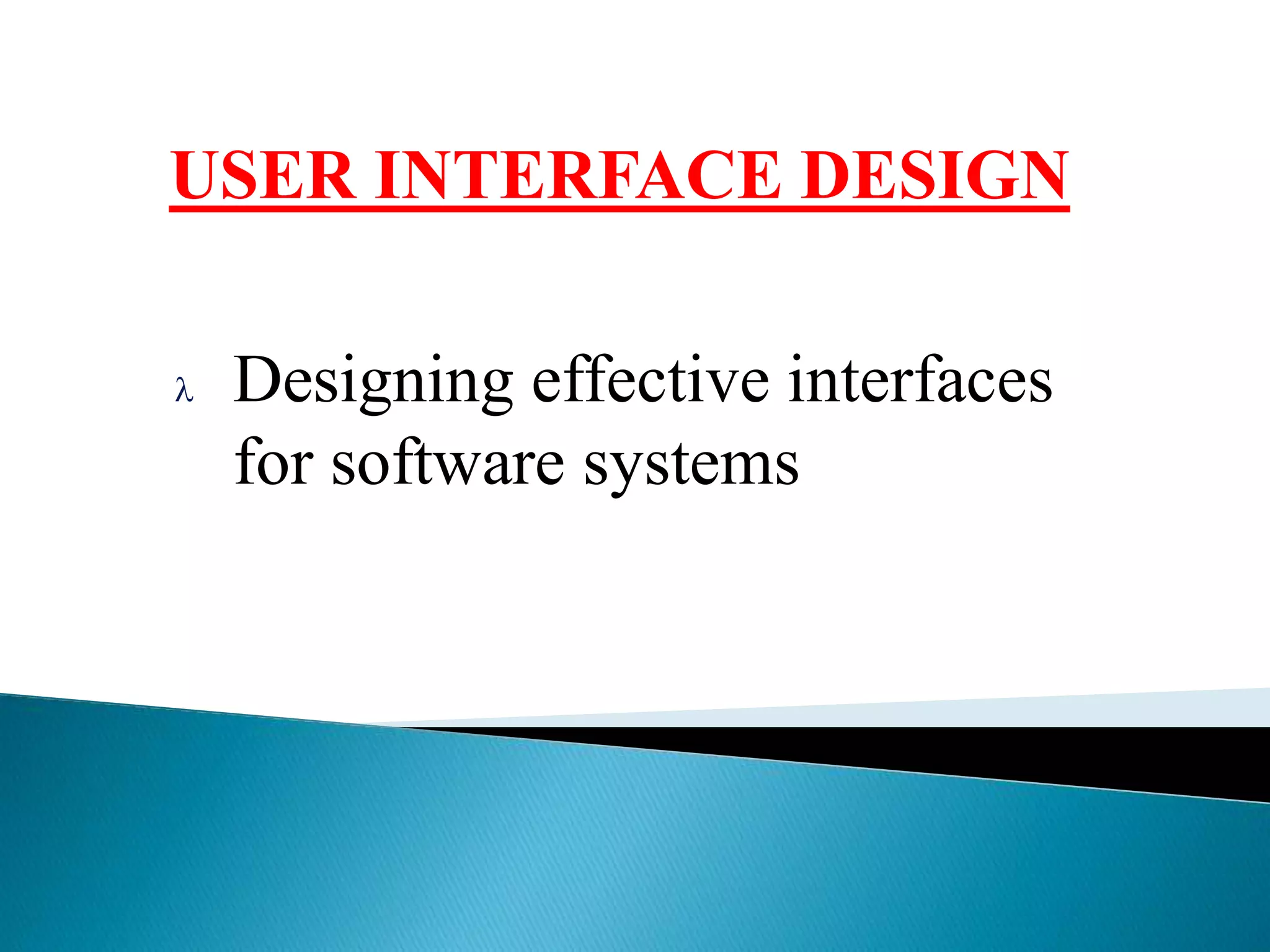Design Model & User Interface Design in Software Engineering | PPTX