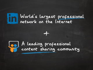 World's largest professional
network on the Internet


A leading professional
content sharing community
 