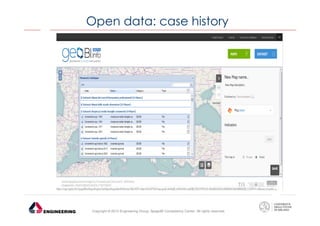 Open data: case history

Copyright © 2013 Engineering Group, SpagoBI Competency Center. All rights reserved.

 