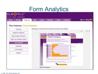 Form Analytics © 1998 - 2011 BryanEisenberg.com 