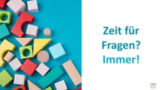 #WISSENTEILEN
#WISSENTEILEN
Zeit für
Fragen?
Immer!
 