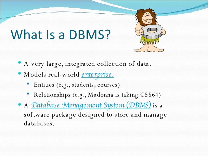 what is a dbms