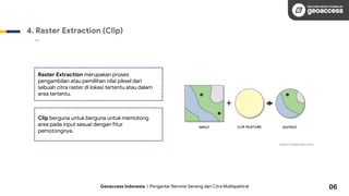Sesi 1.2 - Simulasi Filter, Visualisasi, Clip Citra Multispektral ...