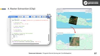 Sesi 1.2 - Simulasi Filter, Visualisasi, Clip Citra Multispektral ...
