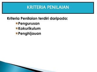 Memberikanpendedahanmengenainilai-nilaialamsekitarkepadaahli PIBG danmemperuntukankewangan yang mencukupidaritabung PIBG u...