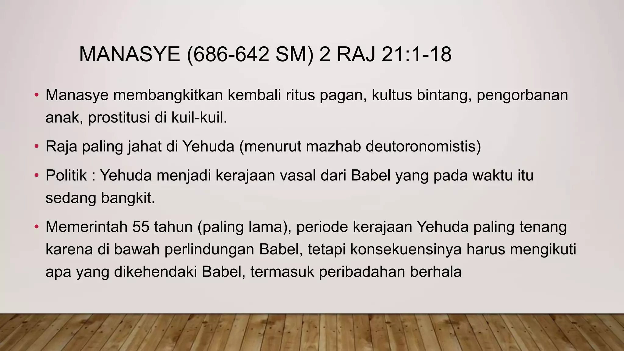 Sesi 12. Kerajaan Israel (Utara) dan Yehuda (.ppt