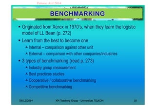 Partono Arif 2014 
 Originated from Xerox in 1970’s, when they learn the logistic 
model of LL Bean (p. 272) 
 Learn fro...