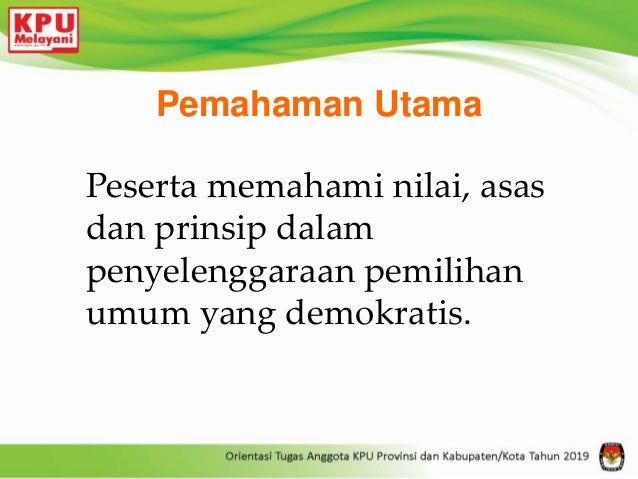 Sesi 1 Nilai Asas Dan Prinsip Pemilu