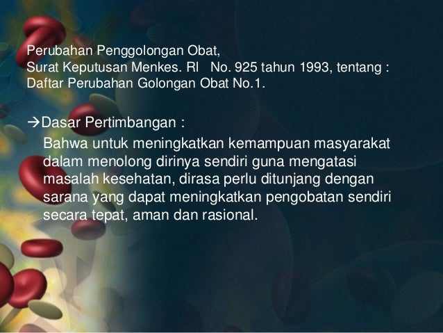 Penggolongan obat menurut pemerintah Penggolongan obat menurut pemerintah
