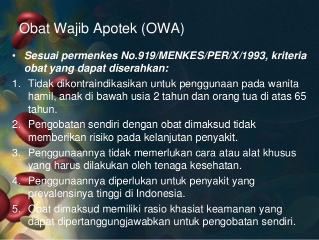 Penggolongan obat menurut pemerintah