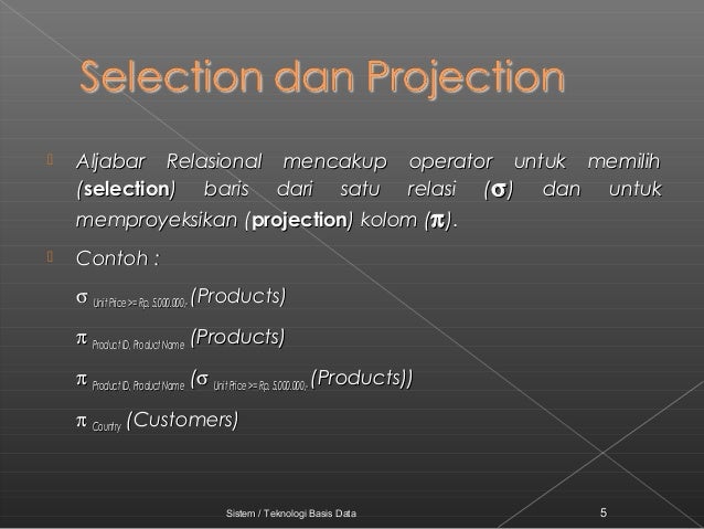 Aljabar kalkulus dan relasional