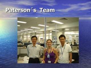 Paterson´s  Team 