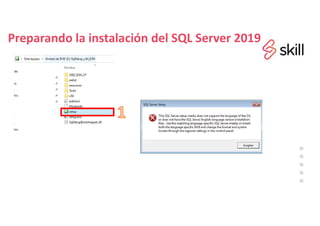 Preparando la instalación del SQL Server 2019
 