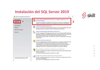 Instalación del SQL Server 2019
 