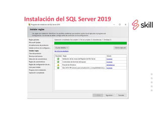 Instalación del SQL Server 2019
 