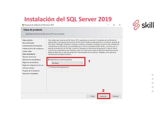 Instalación del SQL Server 2019
 