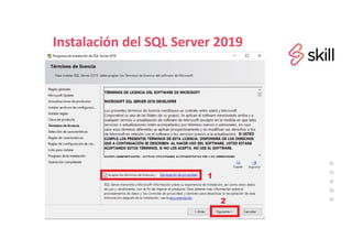 Instalación del SQL Server 2019
 