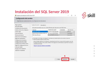 Instalación del SQL Server 2019
 