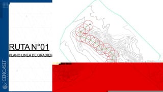 RUTAN°01
PLANO LINEA DE GRADIENTE
 