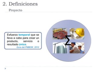 2. Definiciones
Proyecto
Σ
 